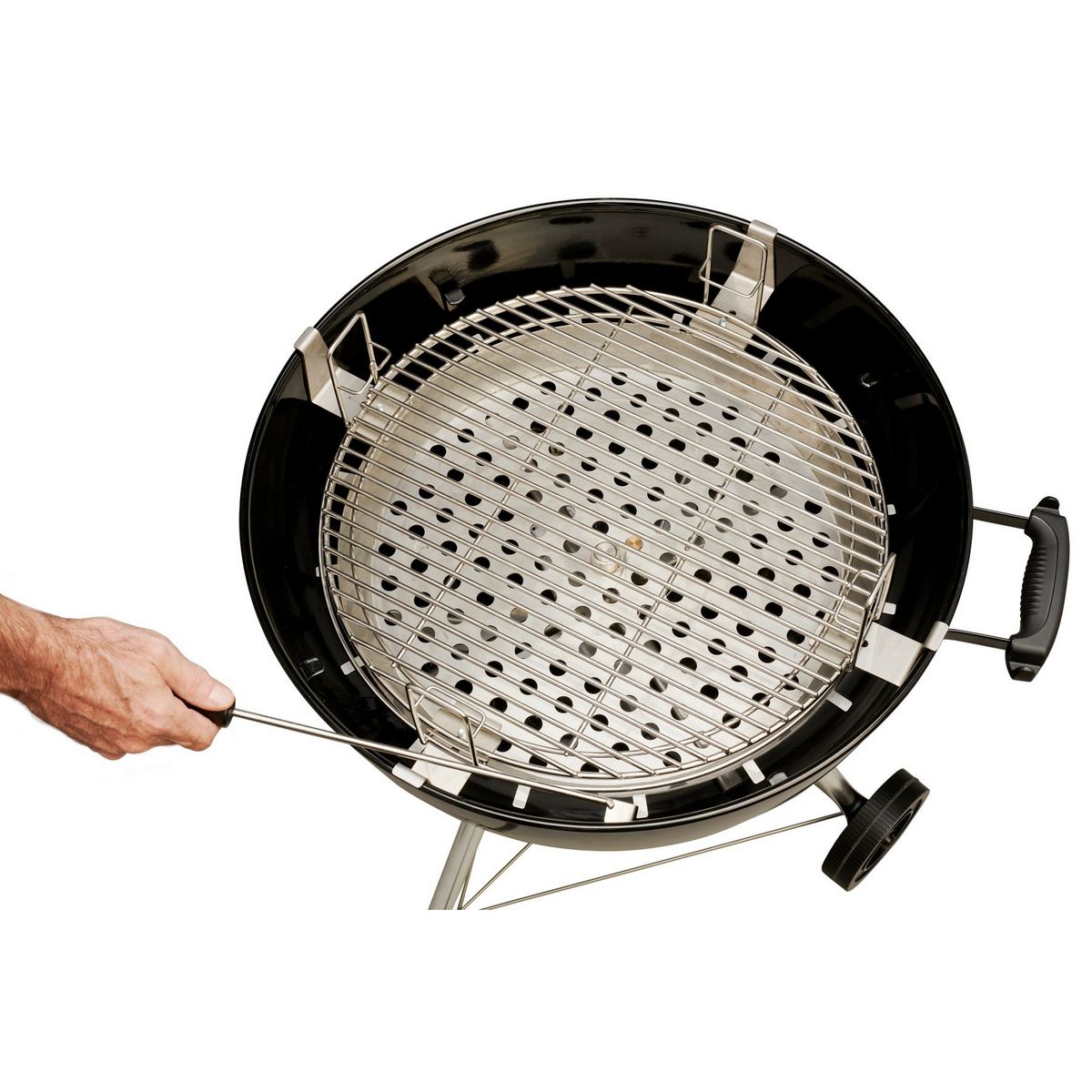 Sizzle Lift Original Weber Kettle 18" Hight Adjustable Charcoal Basket